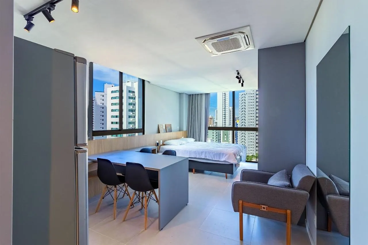 Apartmán Rooftop #1402 - Studio Em Boa Viagem Por Carpediem Recife Brazílie